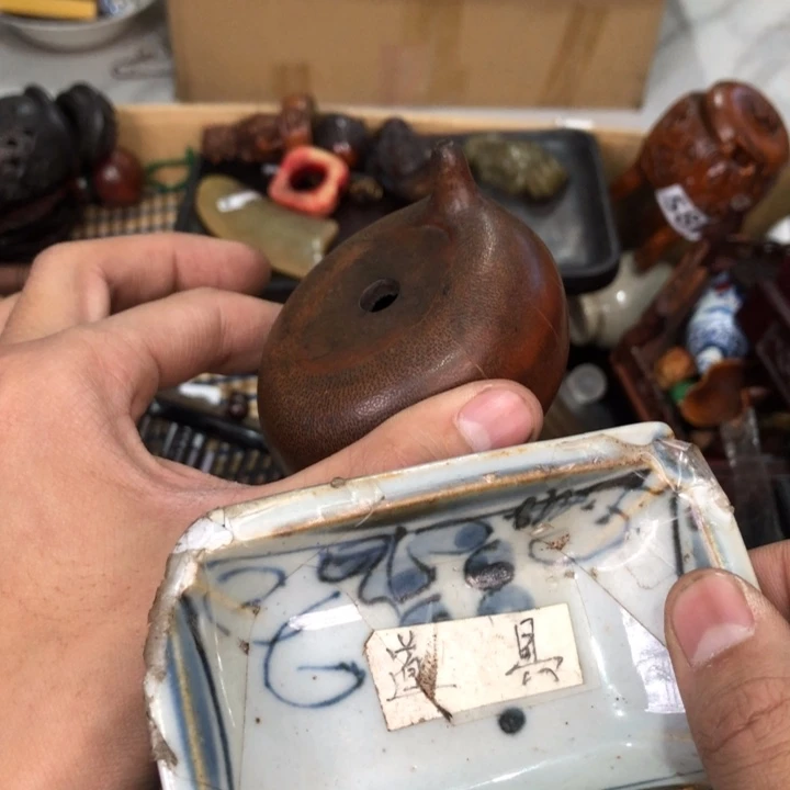 陶瓷孤品单件车里拍