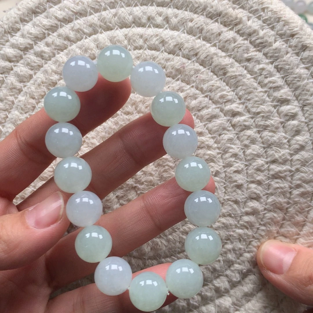 翡翠未镶嵌颈饰天然翡翠卡12手串定金