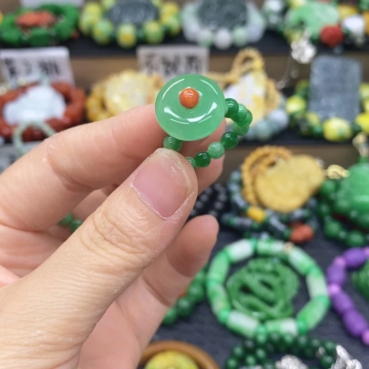 翡翠未镶嵌颈饰手链9