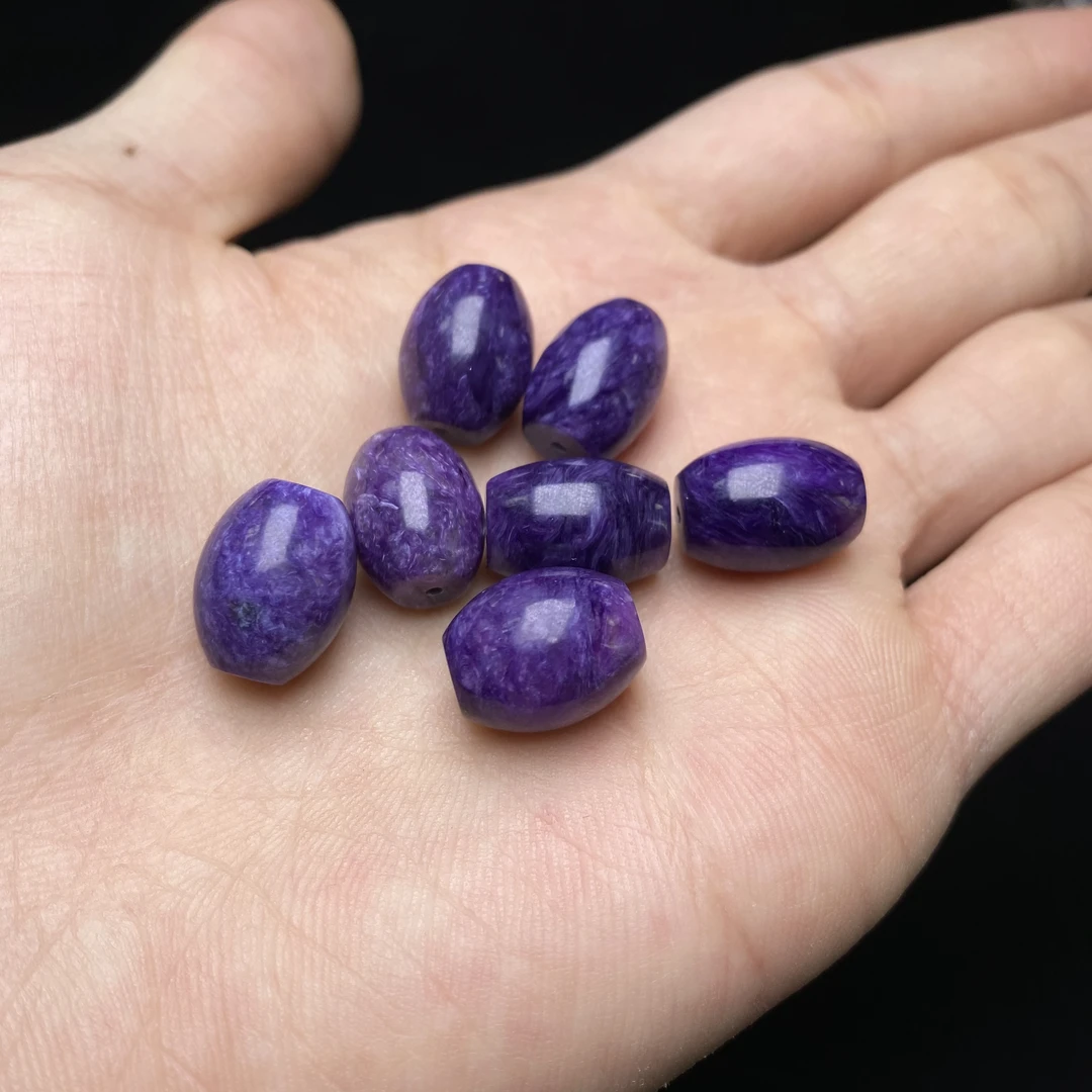 Q708 紫龙晶桶珠吊坠多样性发一