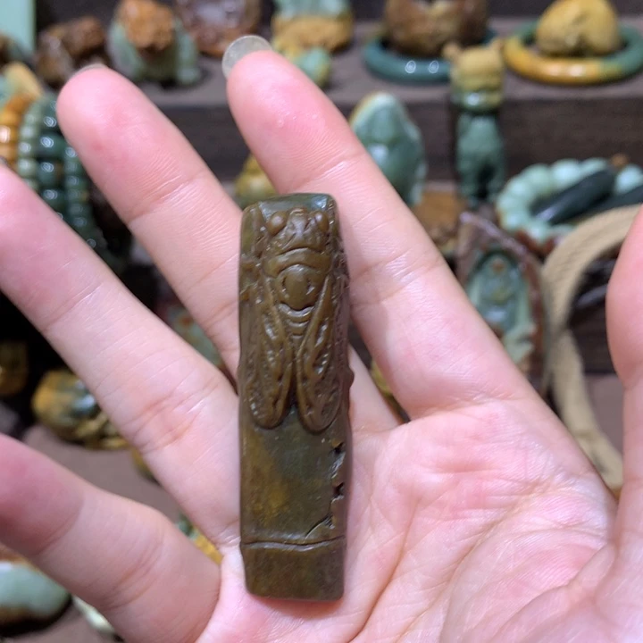 岫岩河磨玉（透闪石质玉）未镶嵌挂件