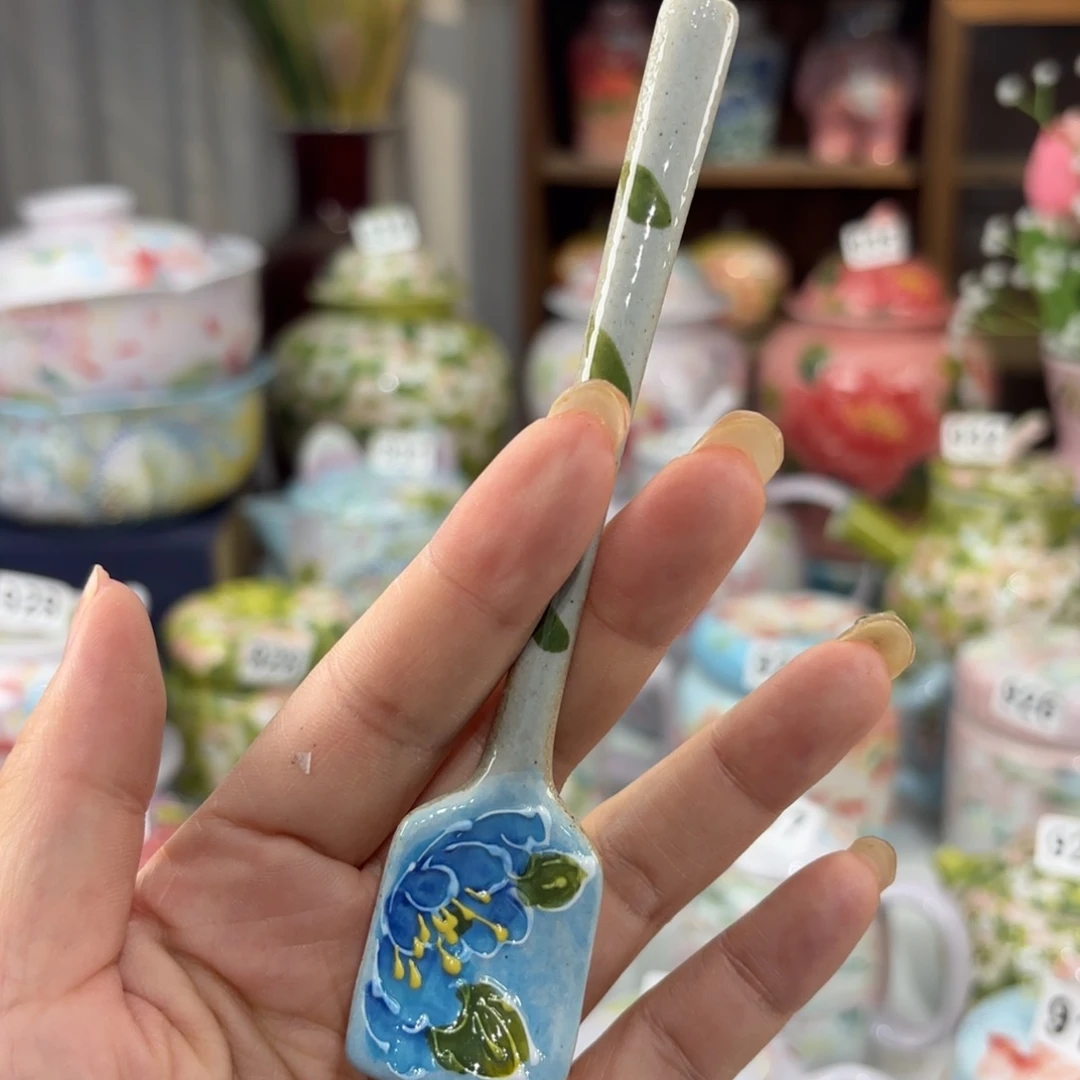 景德镇手绘高温釉下彩陶瓷茶具