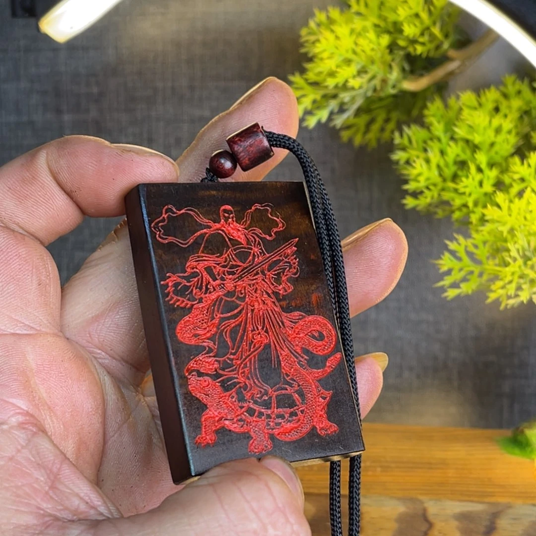 枣木雷击枣木雕刻牌子