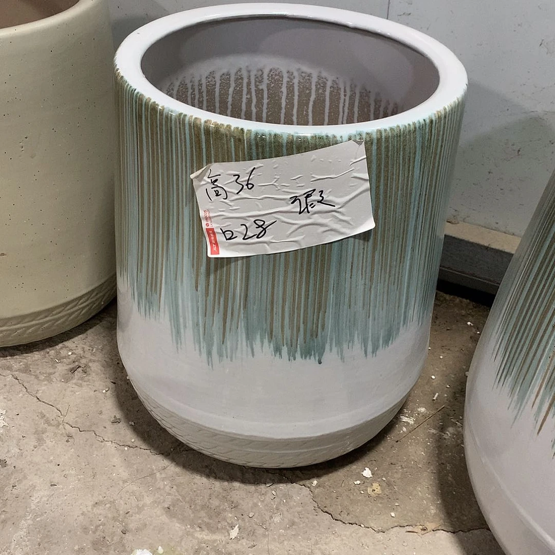 高温陶瓷花盆微瑕