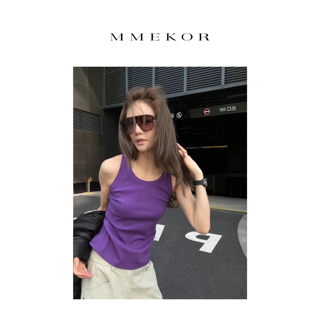 MMEKOR“能量背心” 2025新款活力常青藤百搭上衣 30132