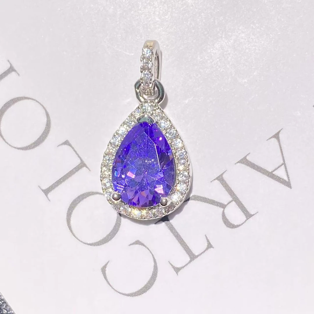 意大利轻奢-设计师高定款-高精切宝石吊坠C-172