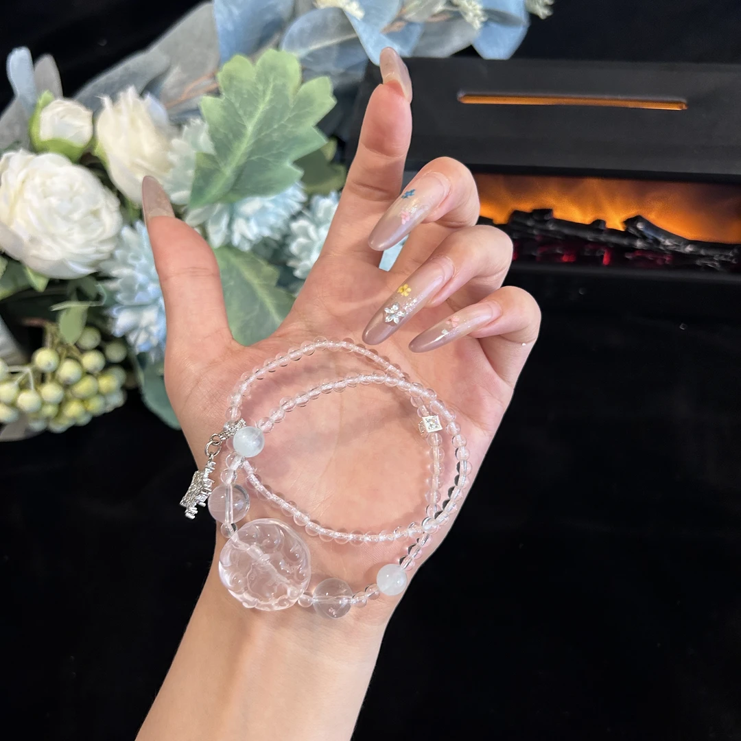 【小狐仙】（拍两单）天然白水晶手串 多样性发货 发其一A2-001