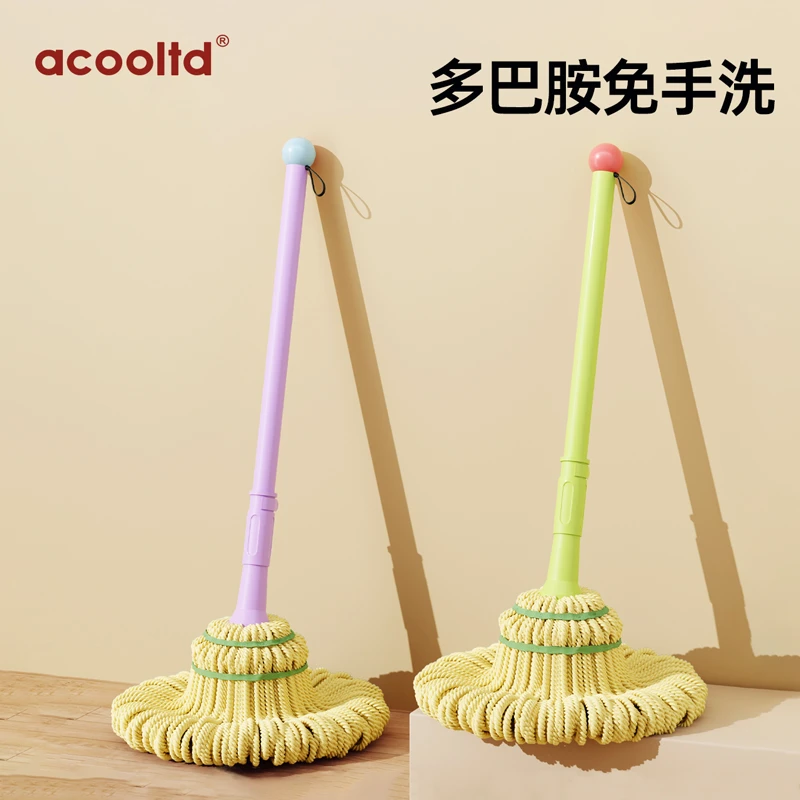 自拧水旋转拖把2025新款家用懒人免手洗地拖吸水拖布一拖净大墩布