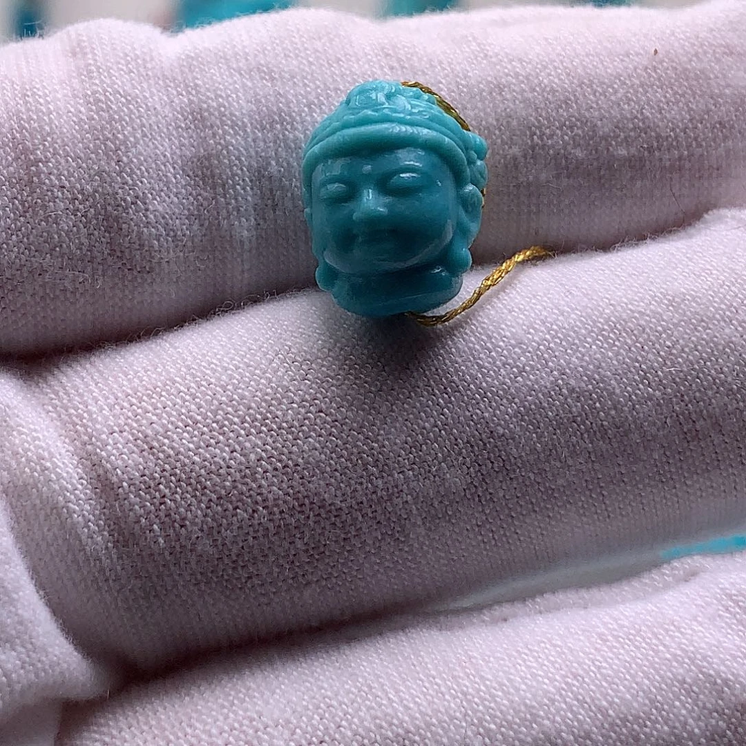 绿松石未镶嵌珠宝奇石卡10