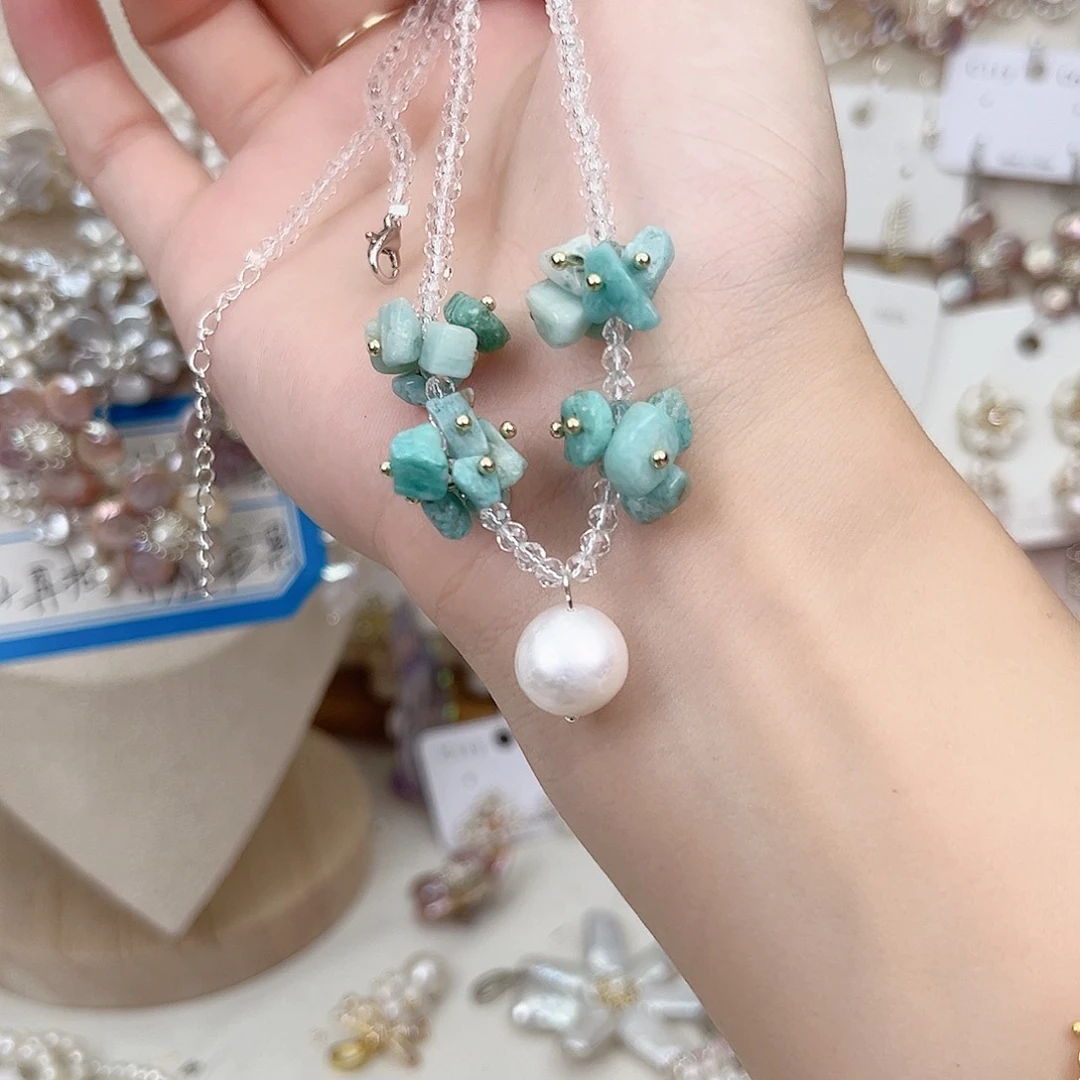 未镶嵌颈饰淡水珍珠