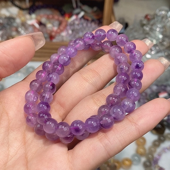 水晶无未镶嵌紫超七卡7