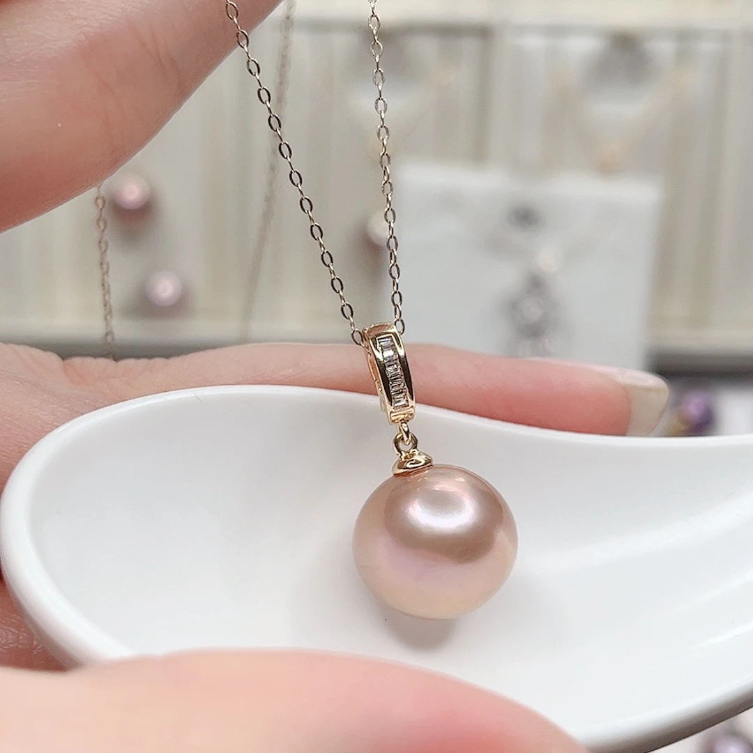 淡水珍珠吊坠(赠链)合金