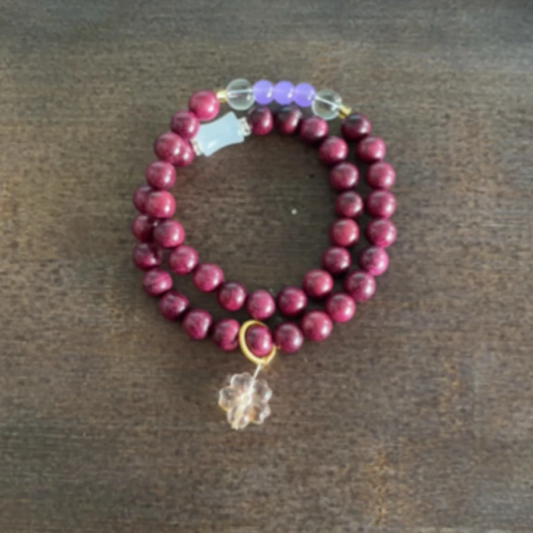 小叶紫檀双圈手串