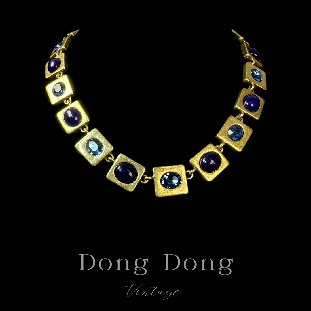 铜合金项链 铜合金中古重工项链【3364】中古收藏