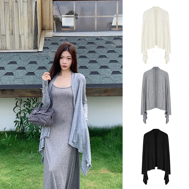 Moses Queen/魔西女王时髦凉感空调衫开衫纸片人慵懒防晒外套