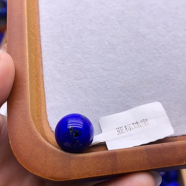 容***川青金石未镶嵌配饰单珠