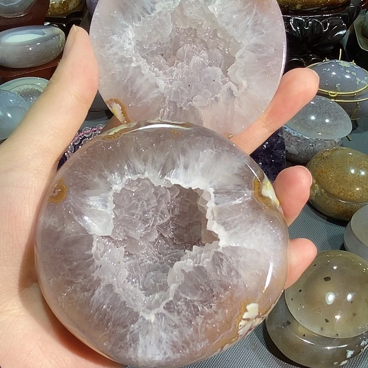 紫晶未镶嵌摆件聚宝盆