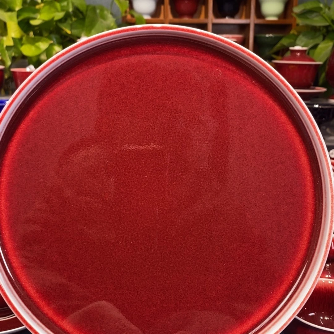 清*之手工原矿郎红，福利大漏茶盘