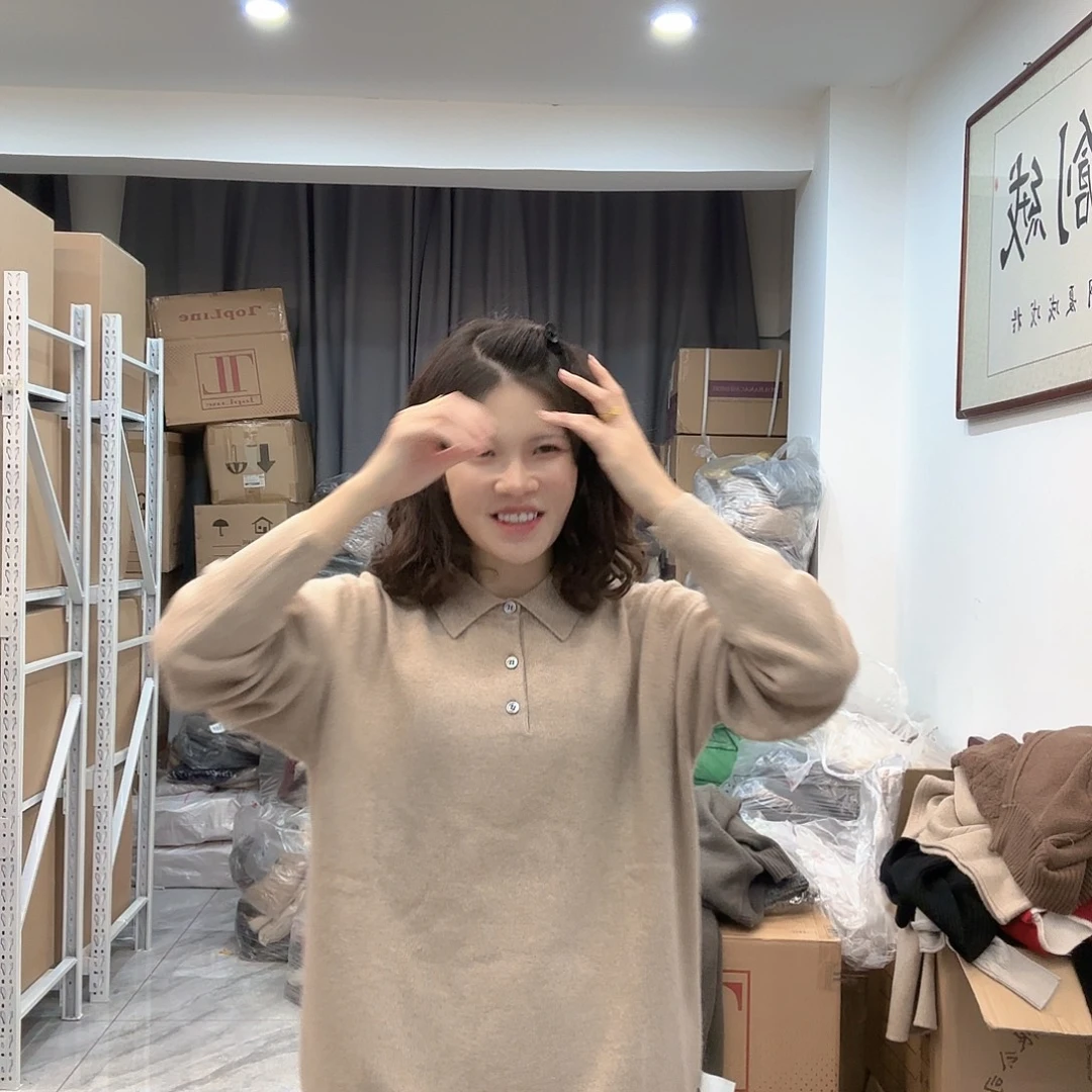 山羊绒Polo男款山羊绒