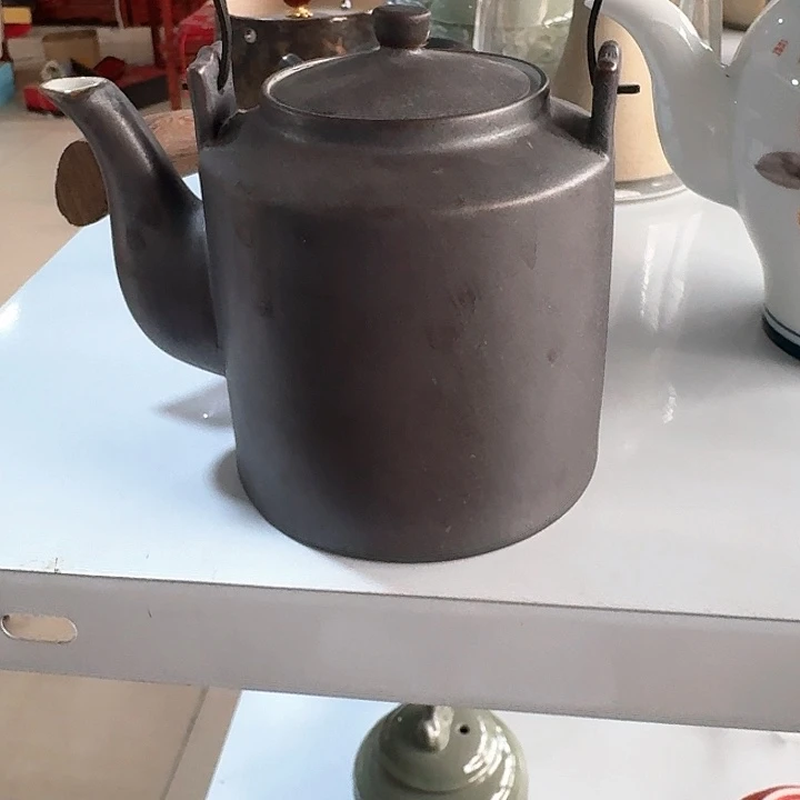 陶烧壶一哈，瓷。品茗赏