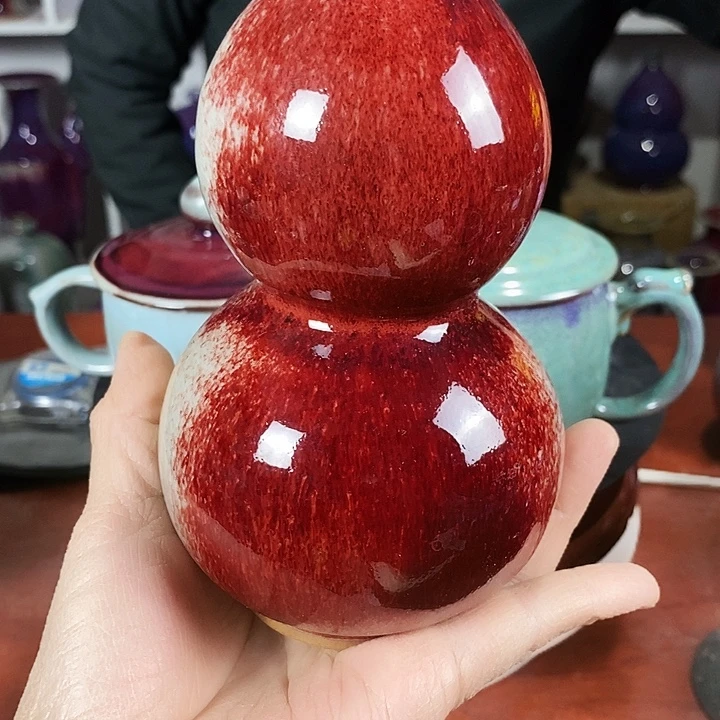 尚峰钧窑作品葫芦瓶