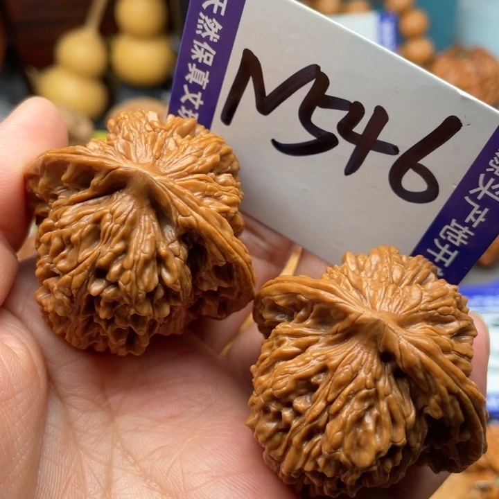 文玩核桃把件四座楼44尺