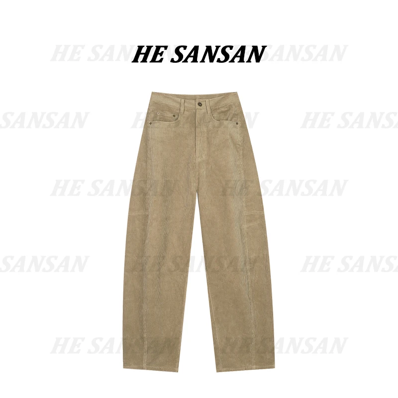 【SANSAN】气质高腰显瘦简约休闲裤时尚显腿长裤子DY-90101