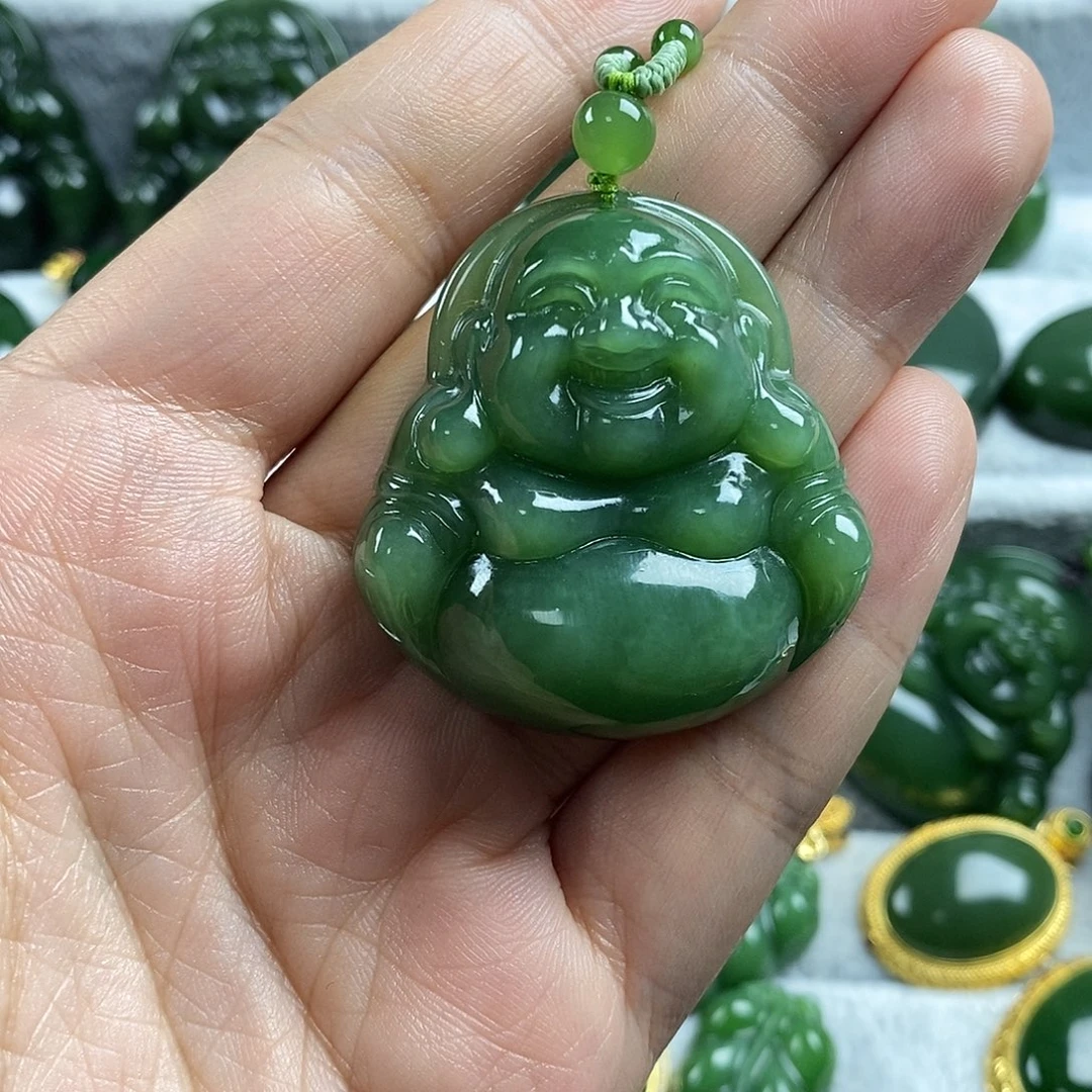 和田玉（碧玉）未镶嵌颈饰