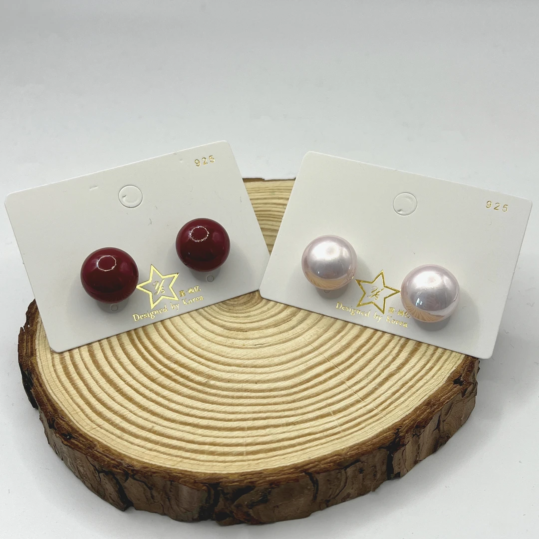 铜合金耳饰 气质轻奢时尚复古珠珠饰品