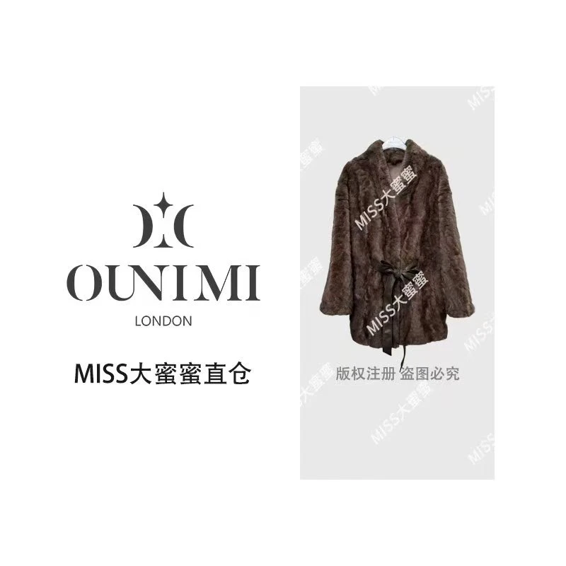 【欧倪蜜 OUNIMI】2025冬新款高级感时尚气质中长款毛茸茸保暖外套