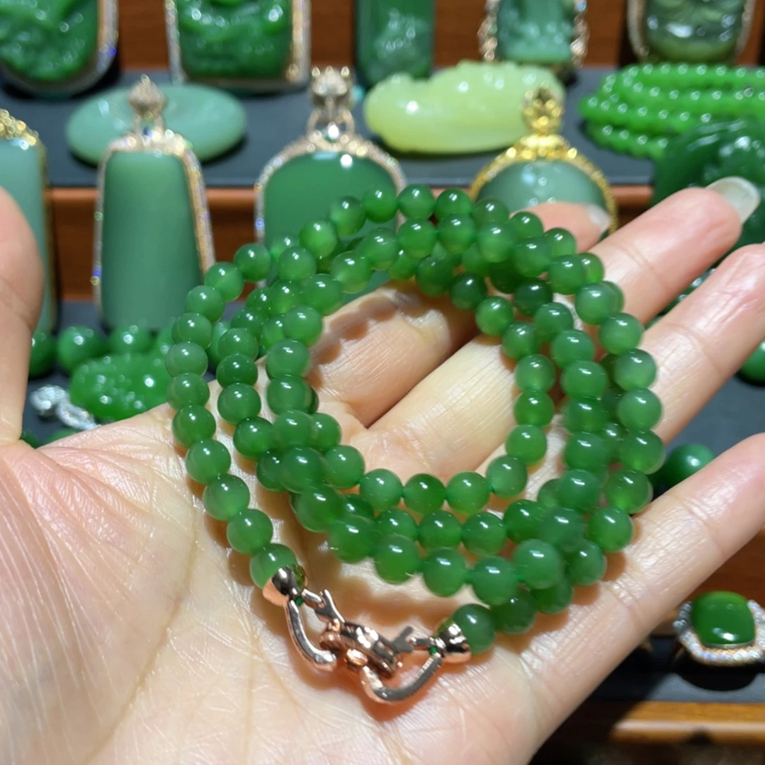 和田玉（碧玉）未镶嵌颈饰