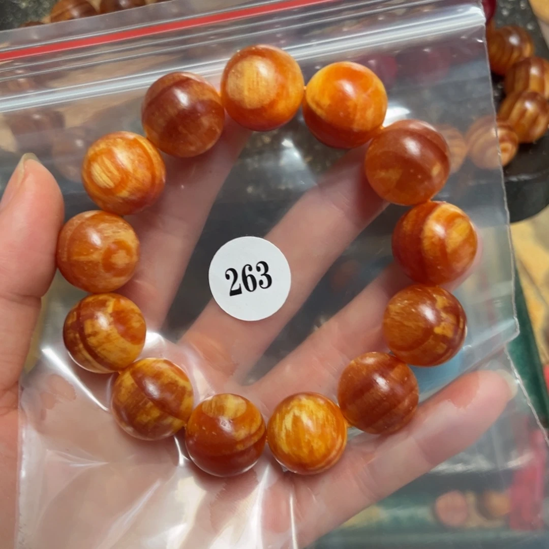 松木（琥珀木）手串/手链草**马263号1.8