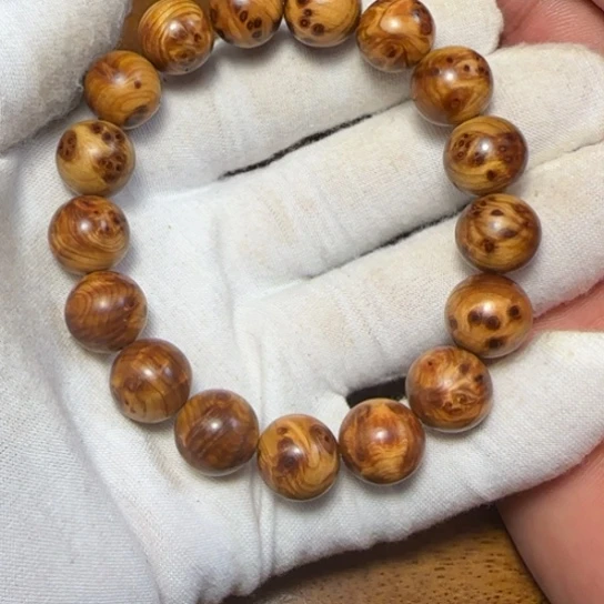 柏木（崖柏）全陈化老料把件串