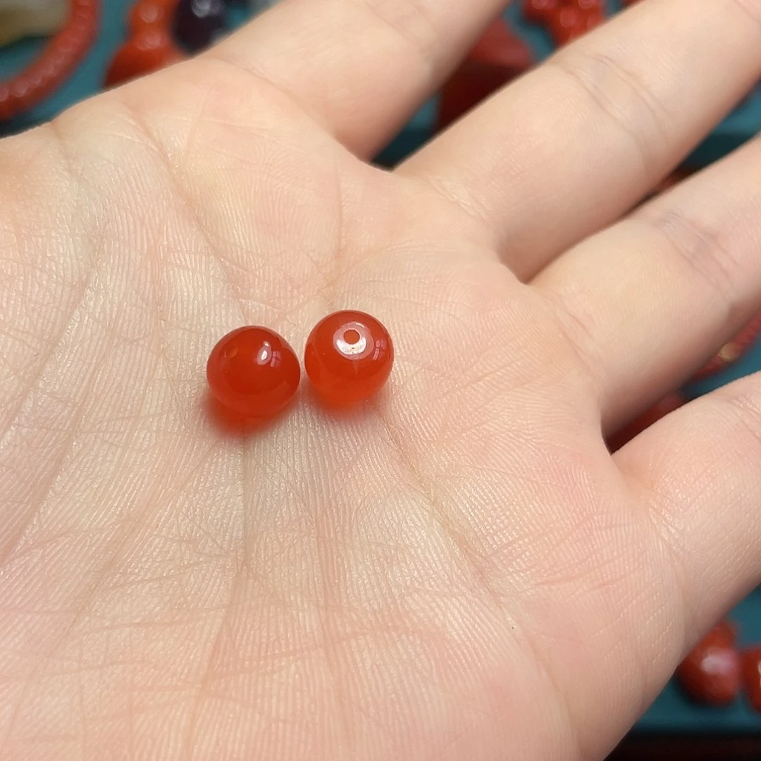 南红玛瑙珠子未镶嵌8m