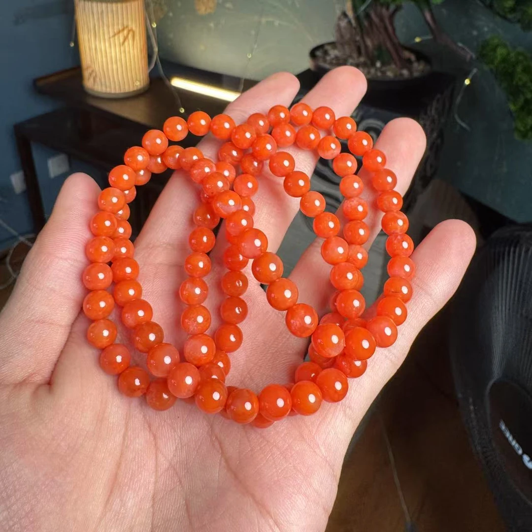 【德巧家】南红多圈108颗