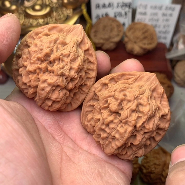 文玩核桃把件官帽50