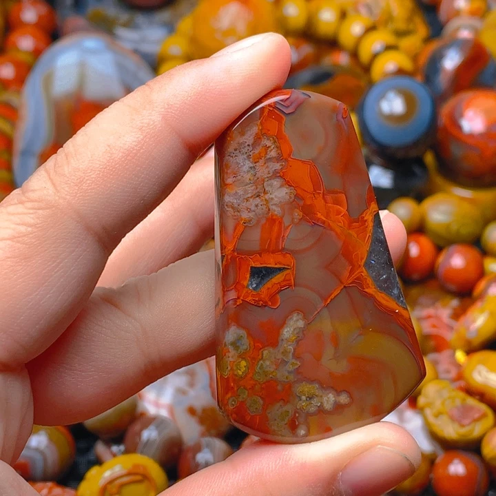 玛瑙/玉髓未镶嵌项链