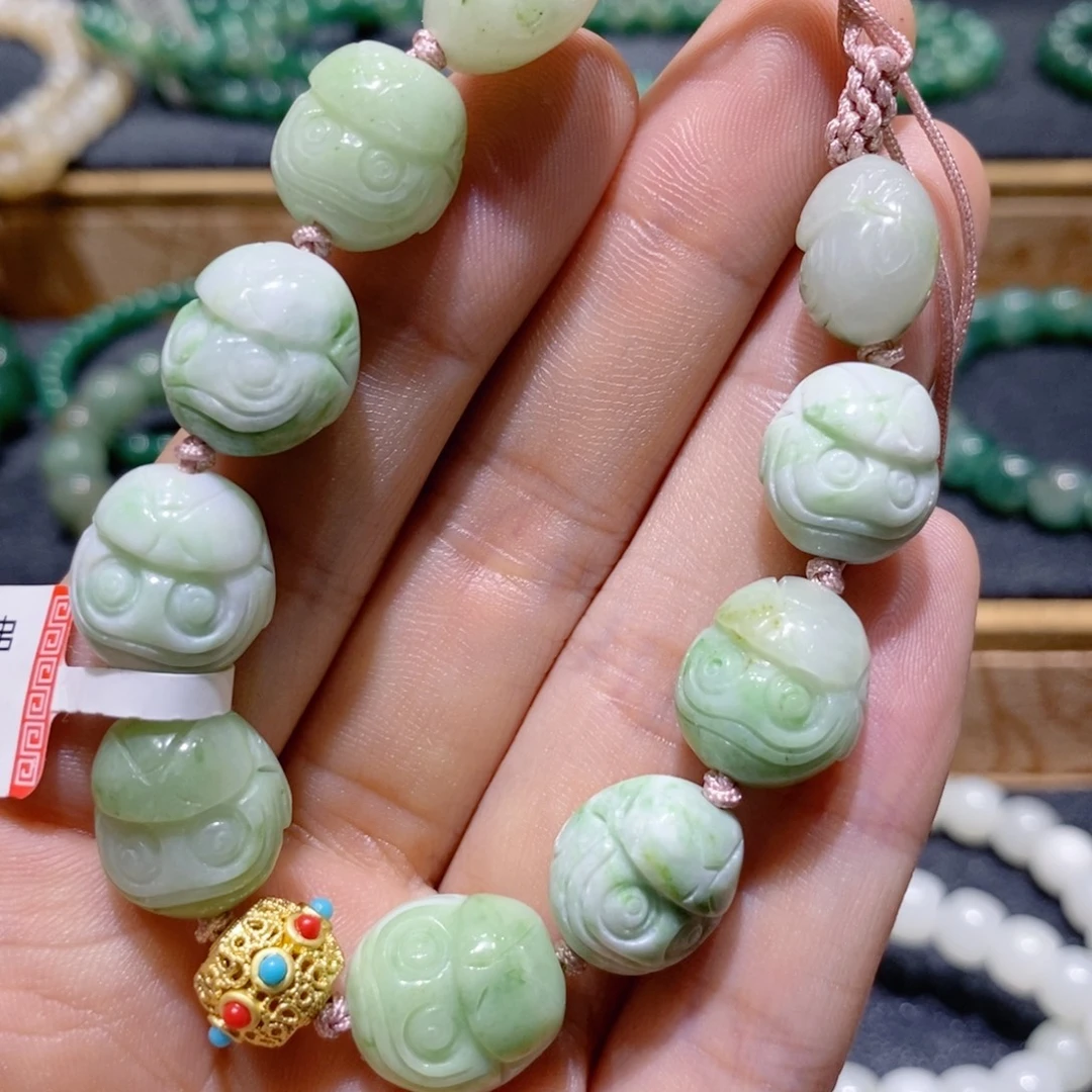 独山玉未镶嵌手串