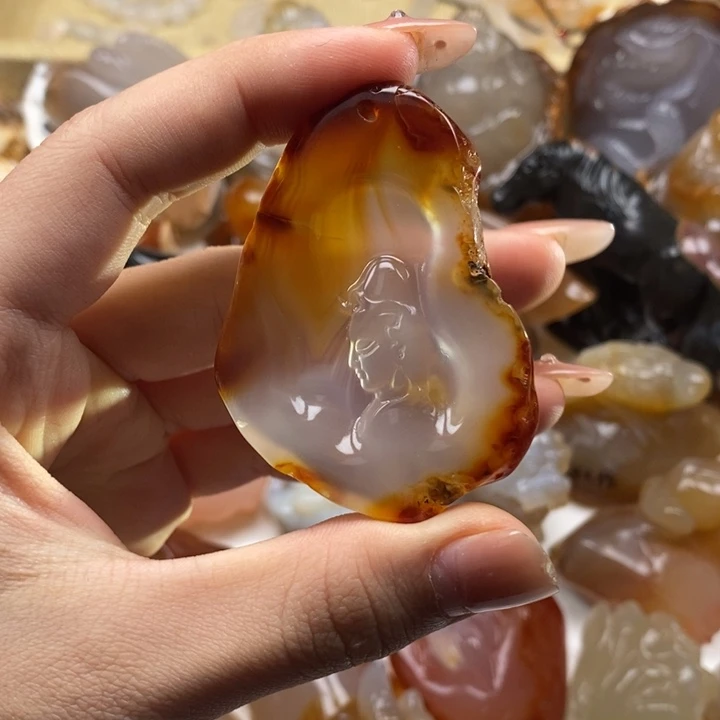 玛瑙/玉髓未镶嵌颈饰