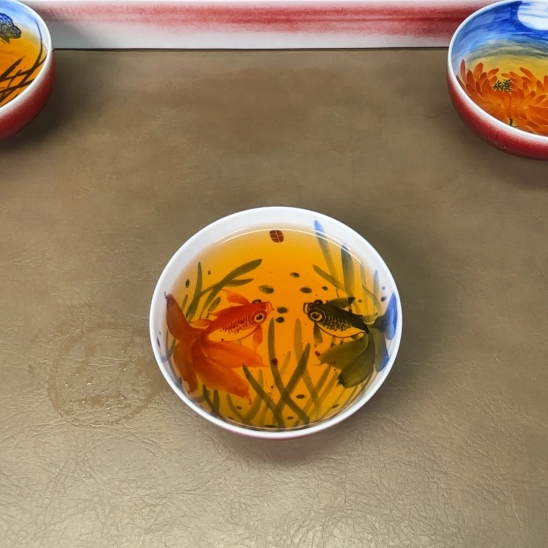 闻轩坊原矿郎红，精品如鱼得水 普洱杯