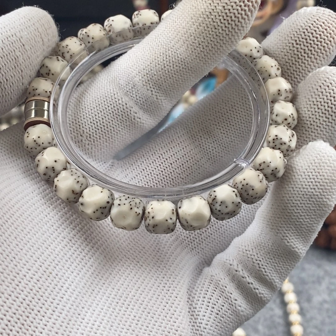 信***。手串星月菩提手工无相双留白星月单圈