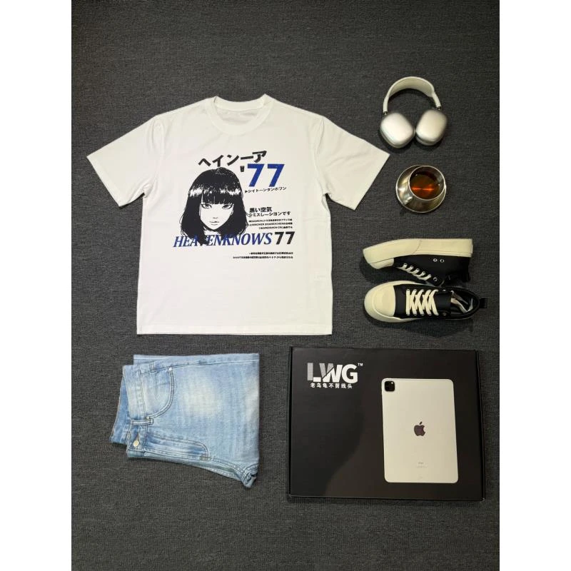 LWG02 数码直喷索罗娜冰感抗皱面料短袖T恤