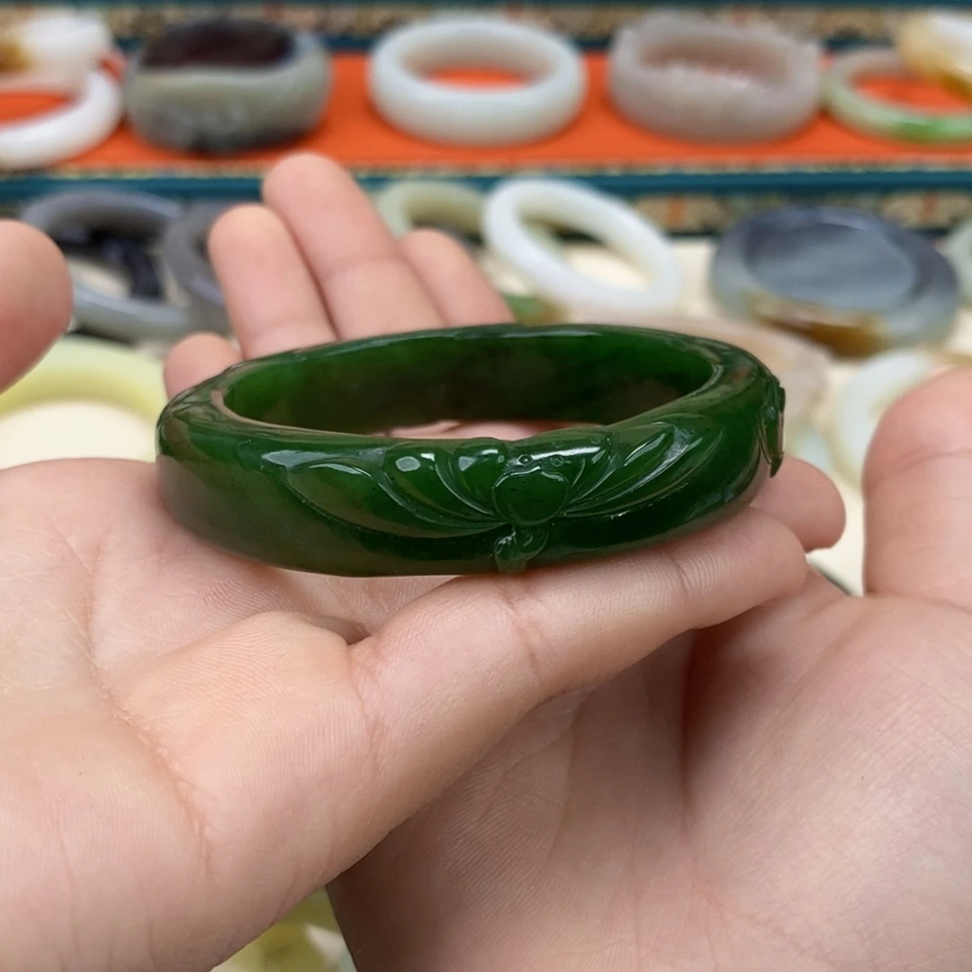 和田玉手镯  54.46未镶嵌