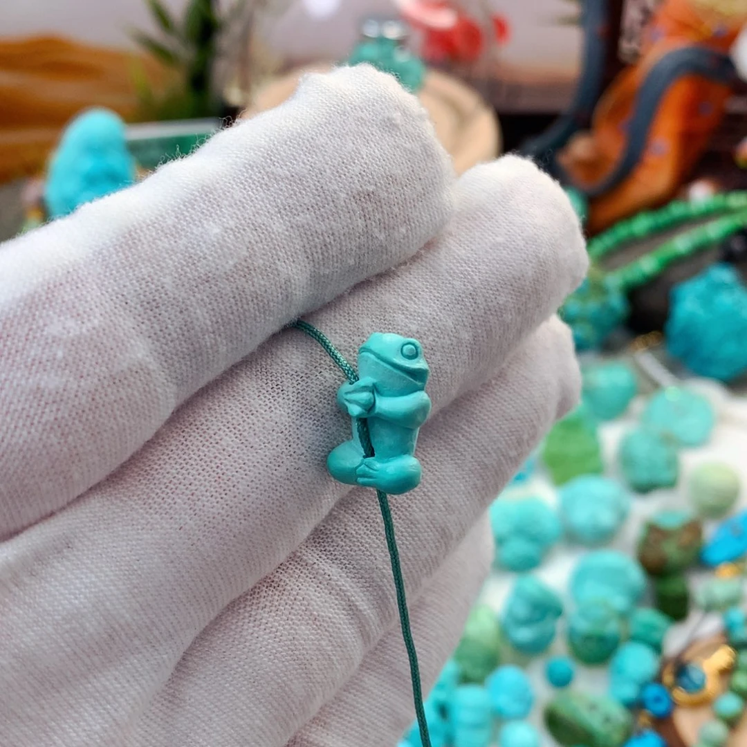 绿松石未镶嵌珠宝半成品