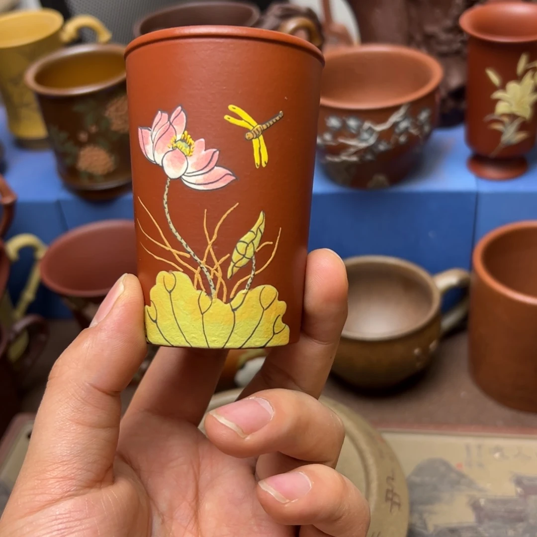 紫砂茶杯紫砂主人杯100cc