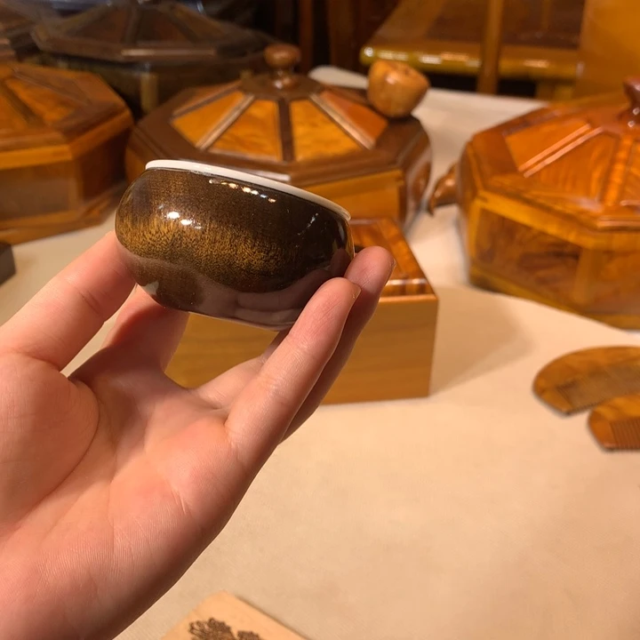 金丝楠阴沉木茶杯