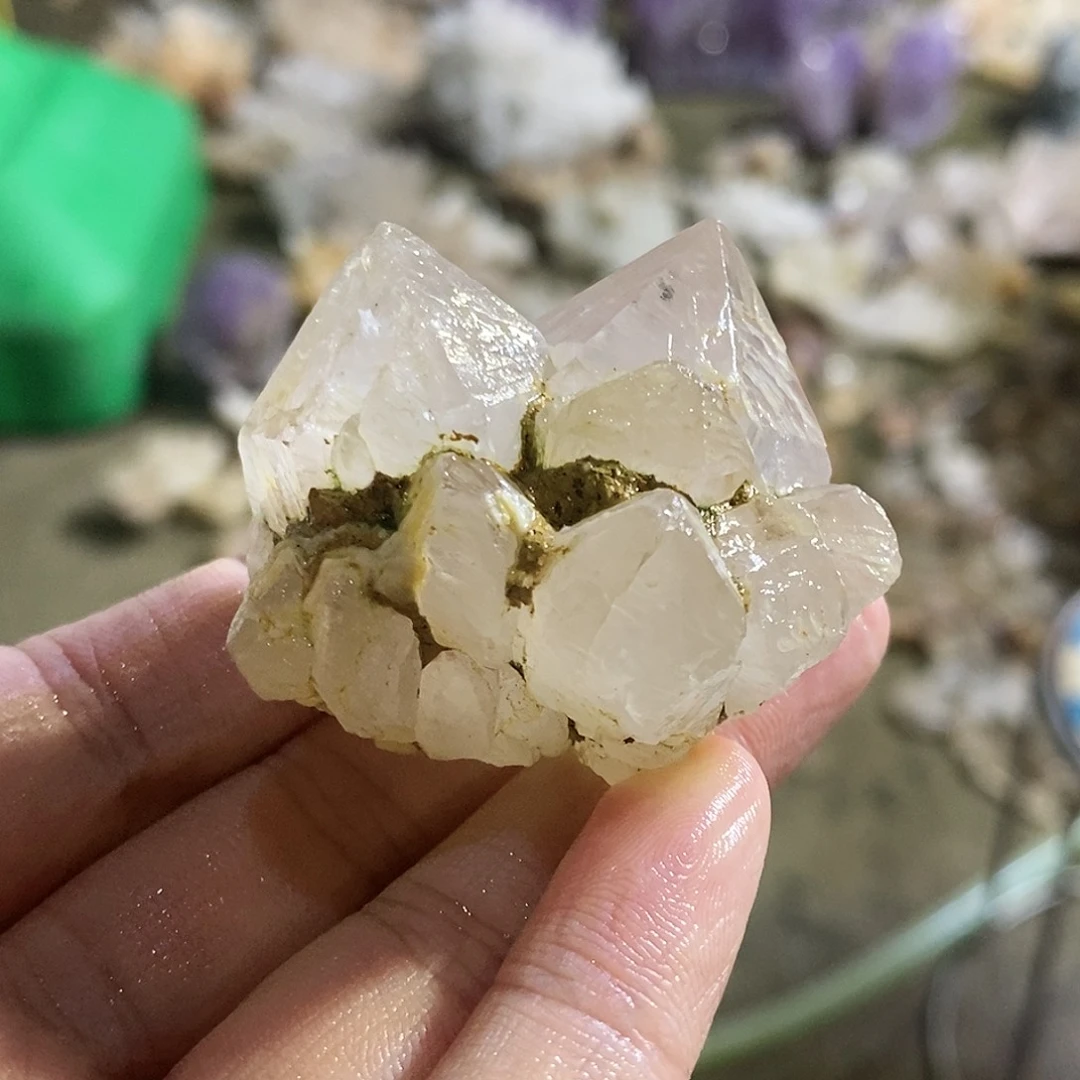水晶珠宝半成品未镶嵌不***的