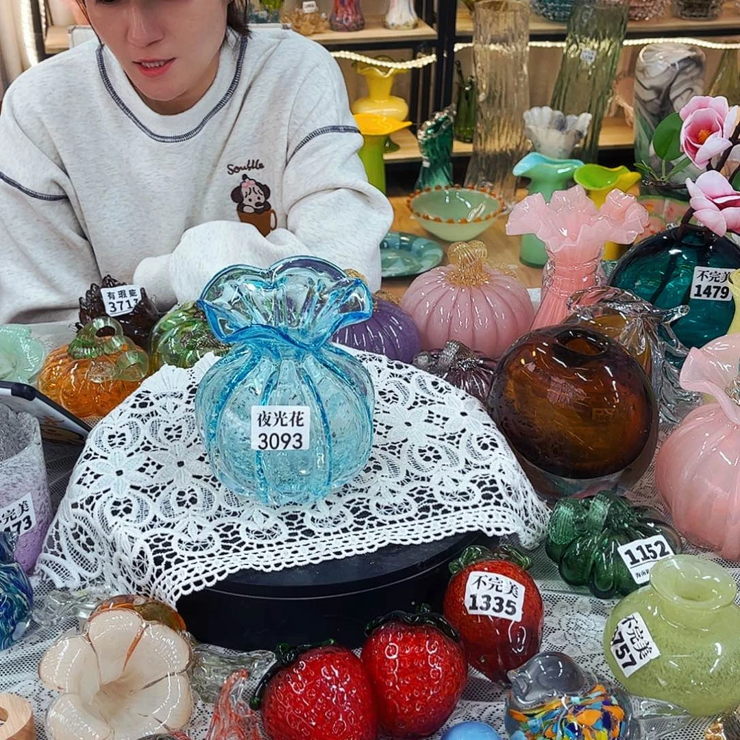 3094夜光瓶 家悦琉璃工艺品