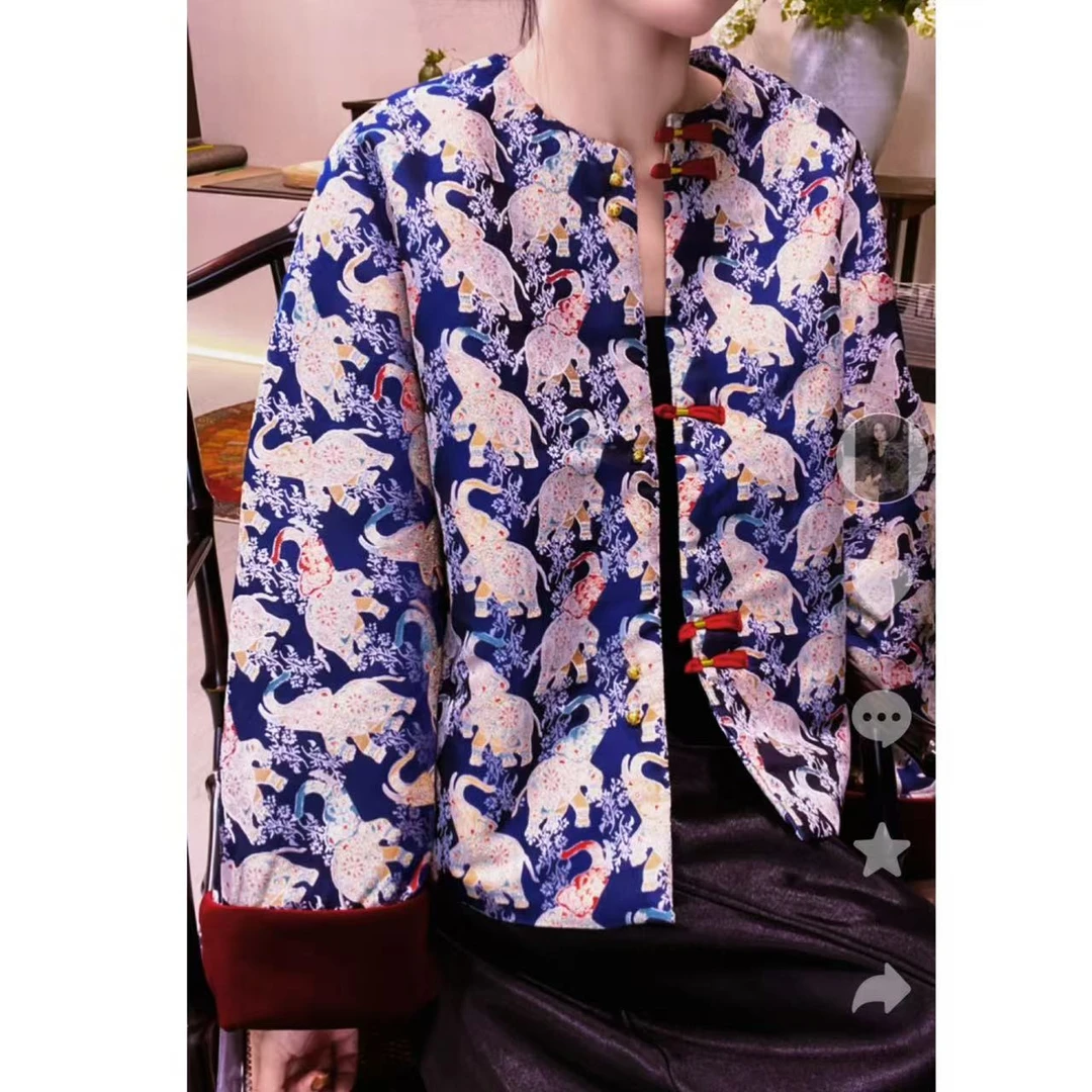 【芊泽】秋季新款国风个性气质外套上衣A-2038-XM