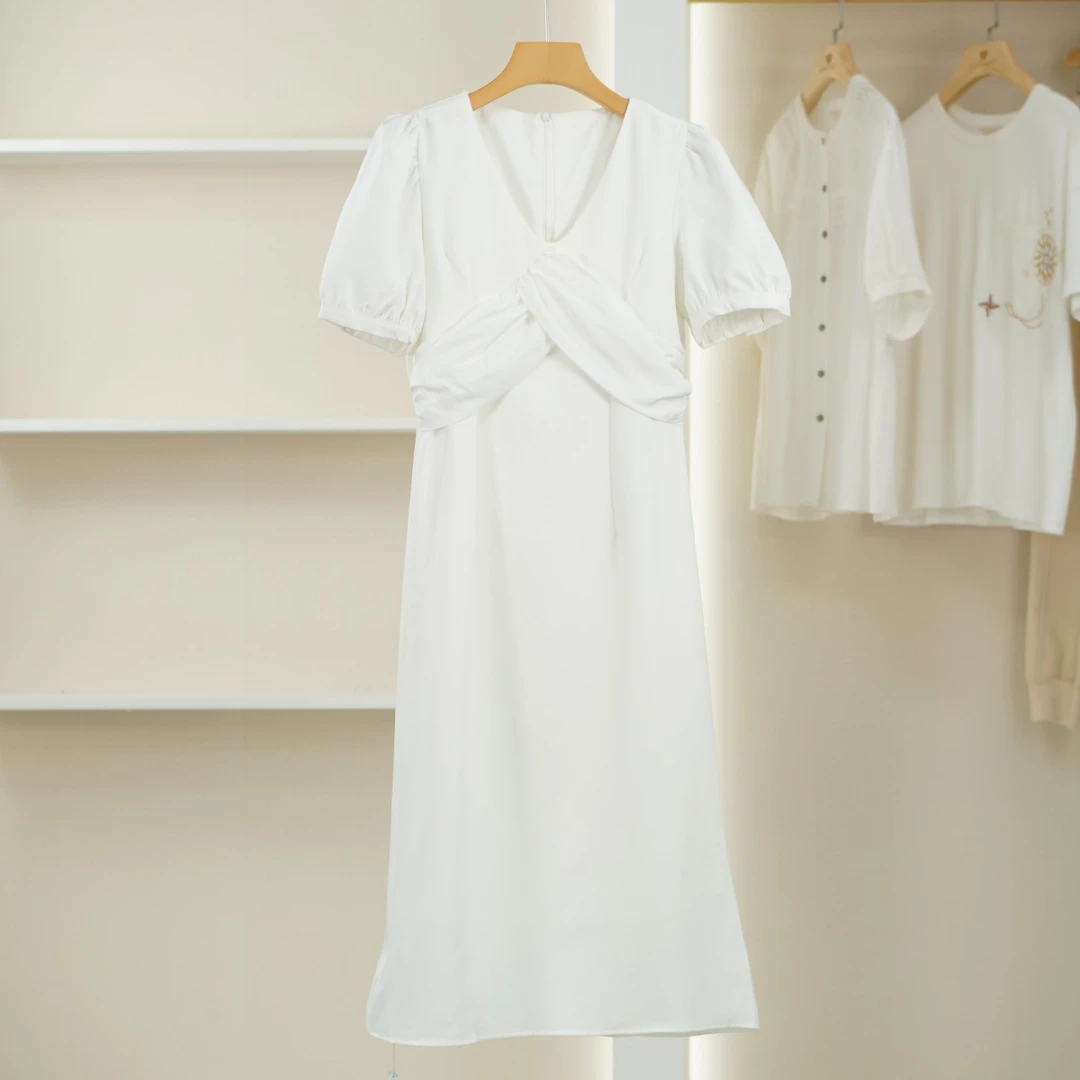 麦迪尚品【爱YL】K822夏款气质修身连衣裙新款女装商场专柜（瑕疵）